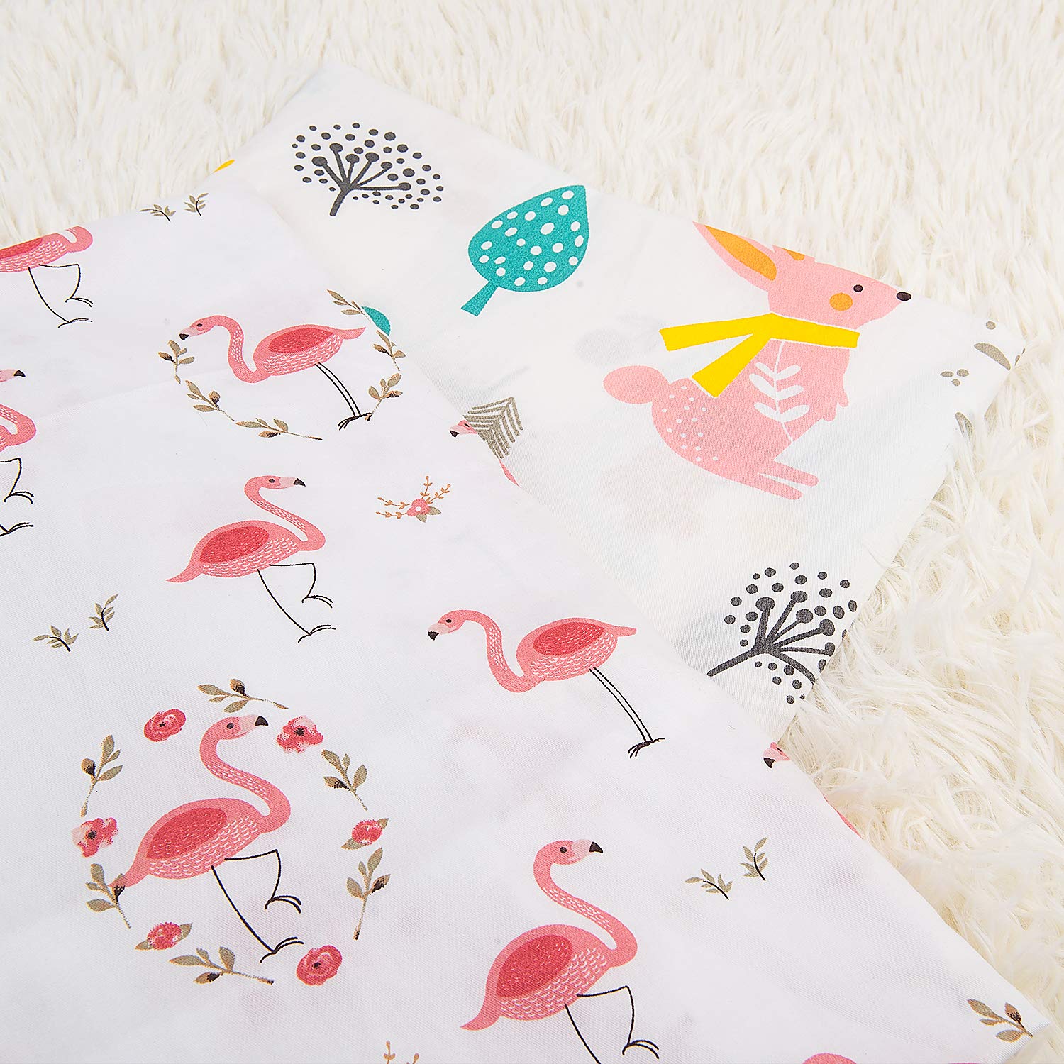 ALVABABY Changing Pad Covers 2pack 100% Organic Cotton Soft and Light Baby Cradle Mattress for Boys and Girls 2TWCZ08 - Image 8